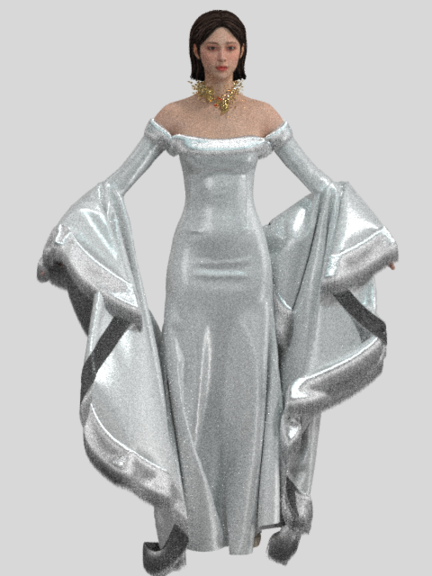 Vestido branco frente